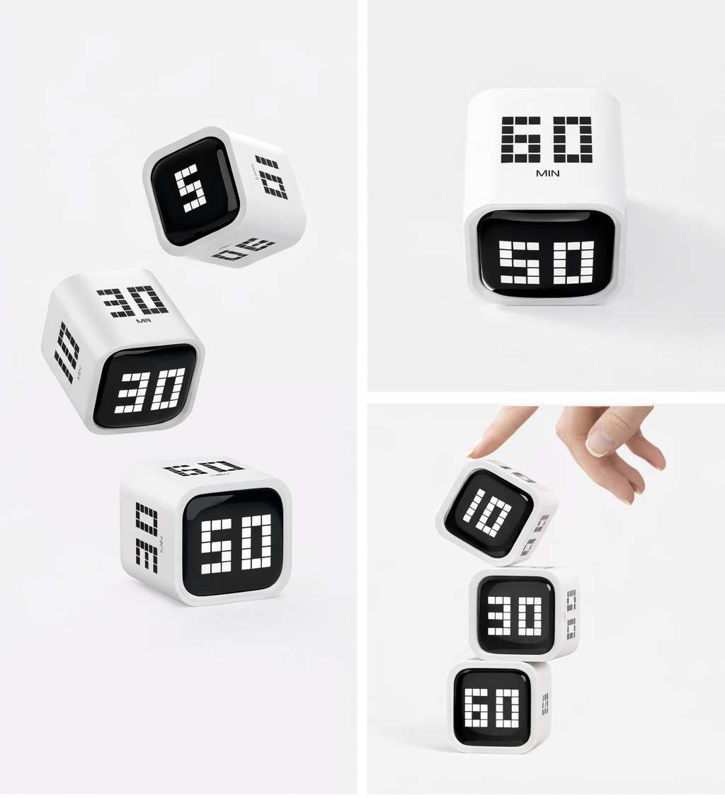 Digital Pomodoro Timer – Cube Timer with Gravity Sensor